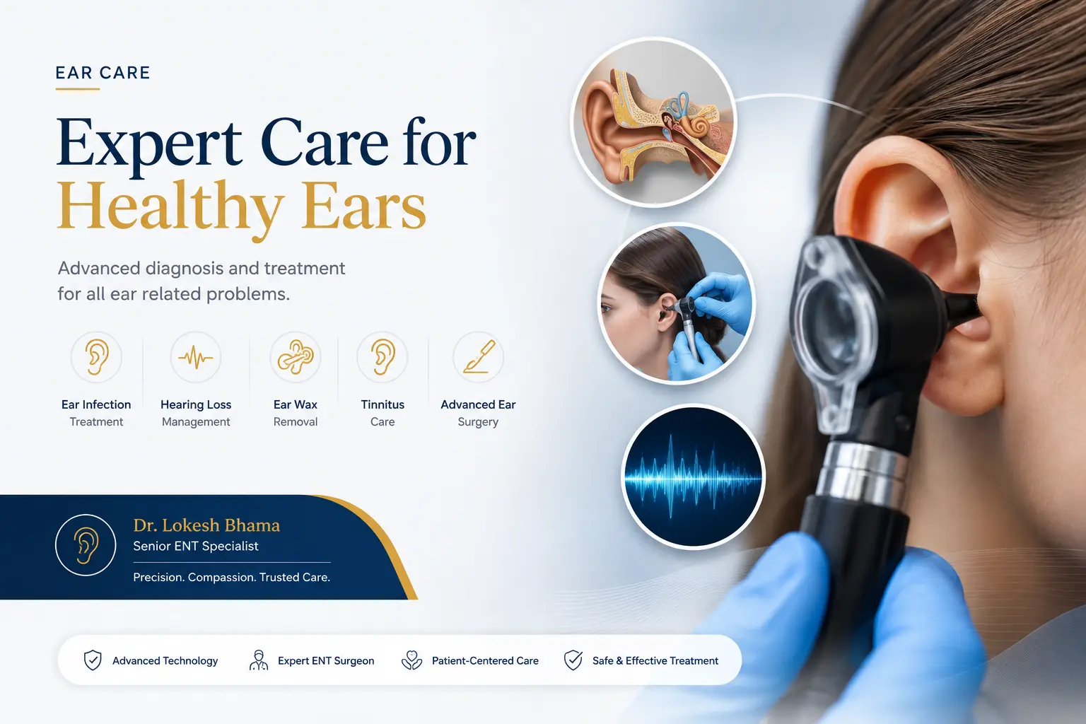 Ear and hearing care by Dr. Lokesh Bhama, ENT Specialist in Thane